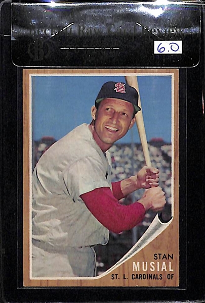 1962 Topps Stan Musial Card BVG 6.0