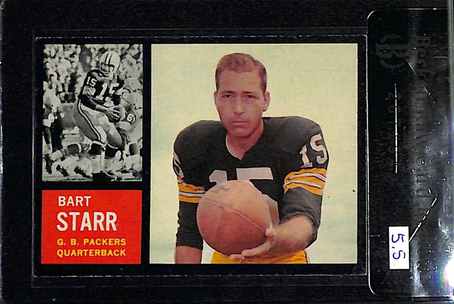 1962 Topps Bart Starr Card BVG 5.5