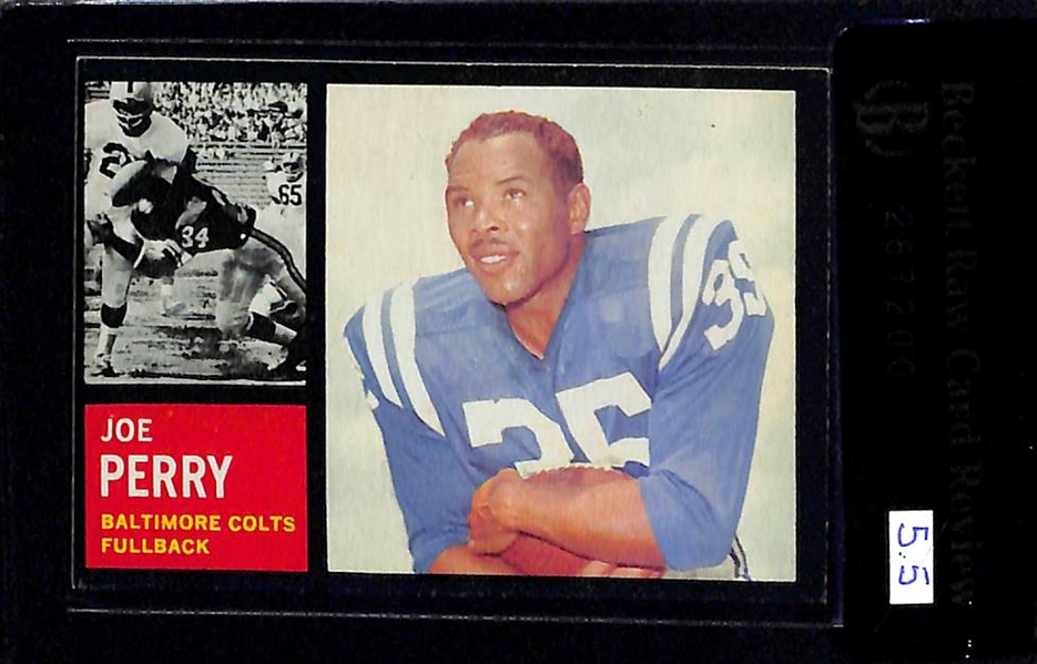 Lot Of 4 1962 Topps Football Cards W/ Berry BVG 