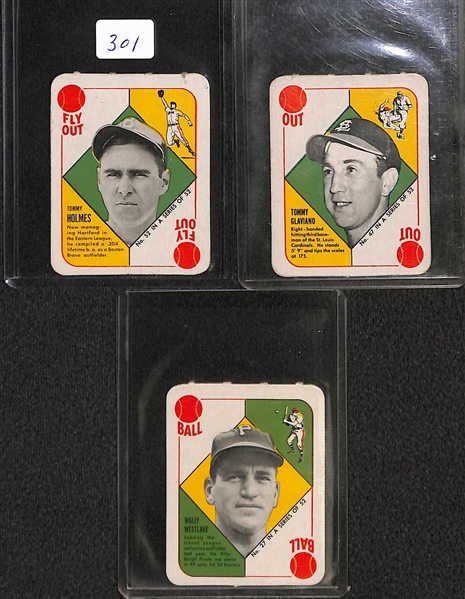 Lot Of 9 1951-1961 Vintage Baseball Cards