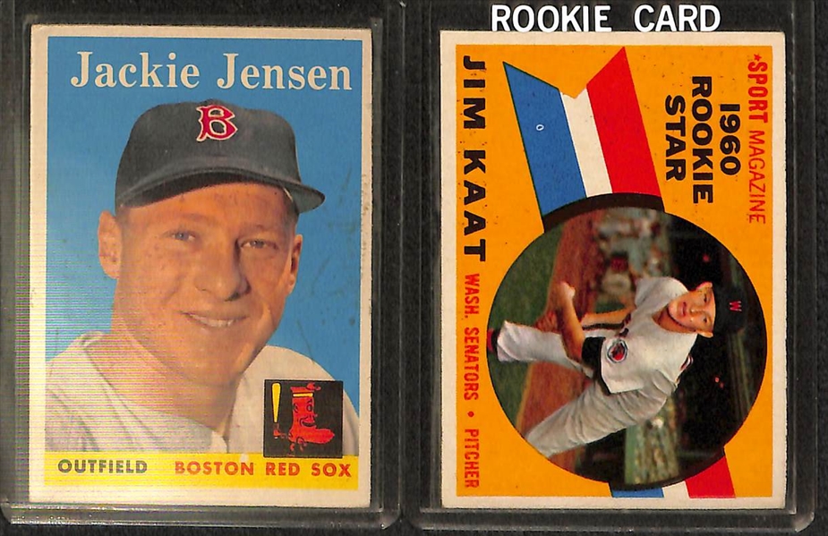 Lot Of 9 1951-1961 Vintage Baseball Cards
