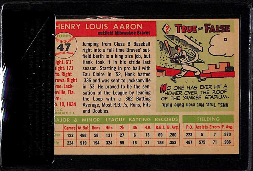 1955 Topps Hank Aaron Card BVG 6.0