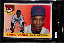 1955 Topps Ernie Banks Card BVG 6.0