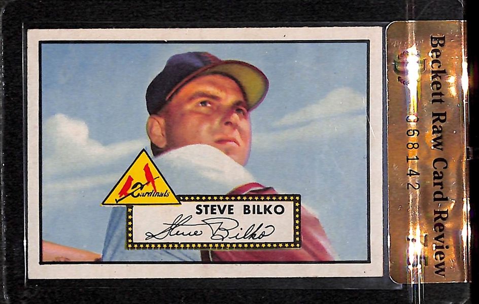 1952 Topps Steve Bilko #287 Short Print Card - BVG 7.5
