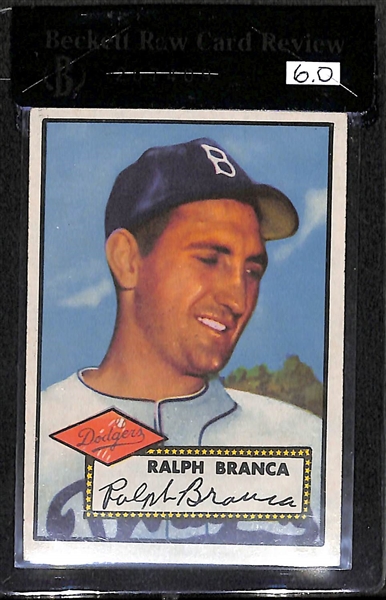 1952 Topps Ralph Branca #274 Card - BVG 6.0