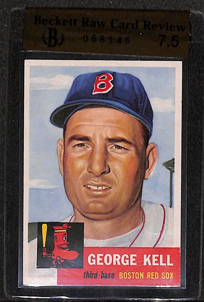 1953 Topps George Kell #138 Card - BVG 7.5