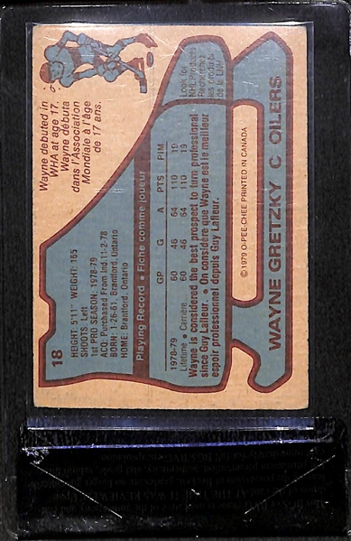 1979-80 O-Pee-Chee Wayne Gretzky #18 Rookie Card - BVG 3.0