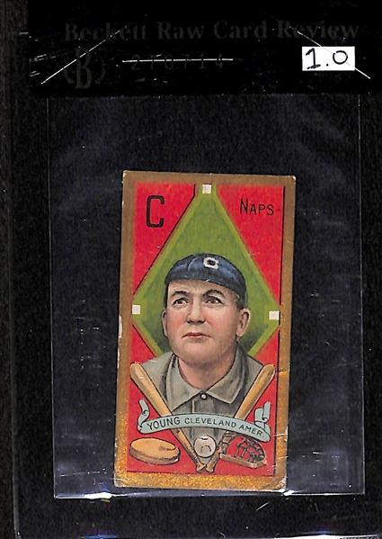 1911 T205 Cy Young - Piedmont Back - BVG 1.0