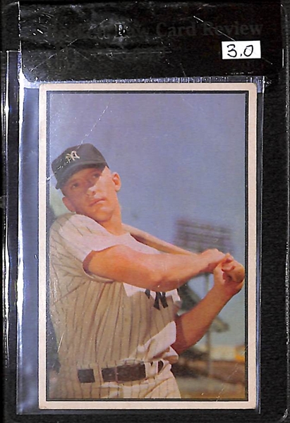 1953 Bowman Color Mickey Mantle #59 Card BVG 3.0