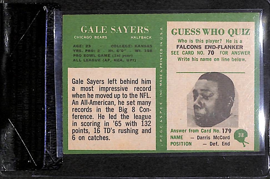 1966 Philadelphia Gale Sayers #38 BVG 3.5 - Rookie Card RC