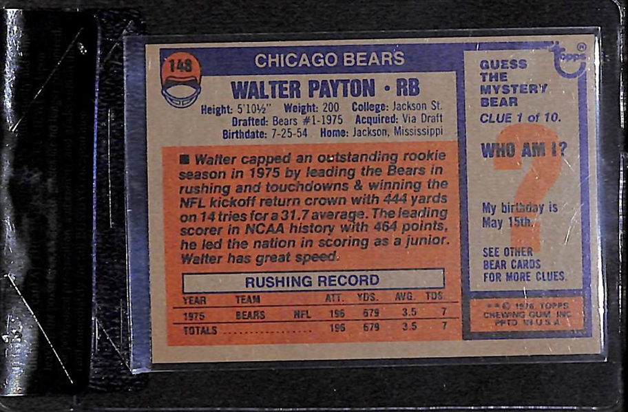 1976 Topps Walter Payton #148 BVG 7.0 - Rookie Card RC