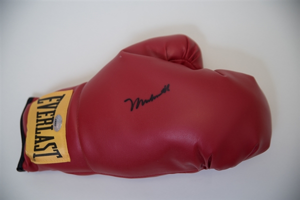Muhammad Ali Signed Everlast Boxing Glove - PSA LOA