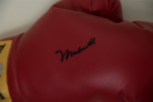 Muhammad Ali Signed Everlast Boxing Glove - PSA LOA