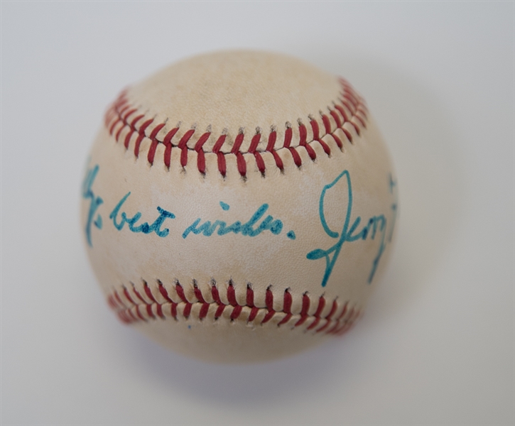 President Gerald Ford Signed Official American League Baseball - JSA LOA