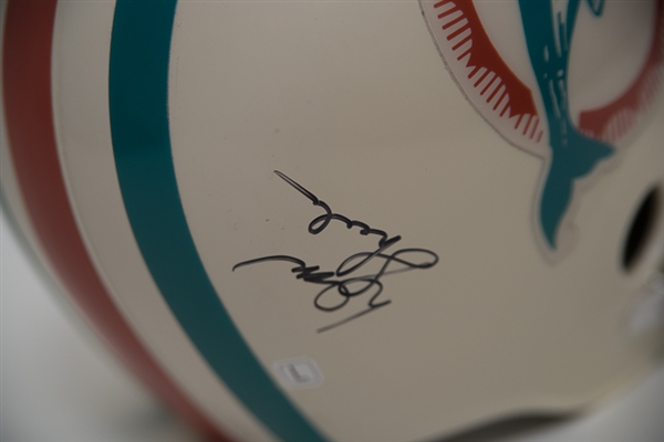 Dan Marino & Don Schula Signed Dolphins Full Size Helmet - JSA