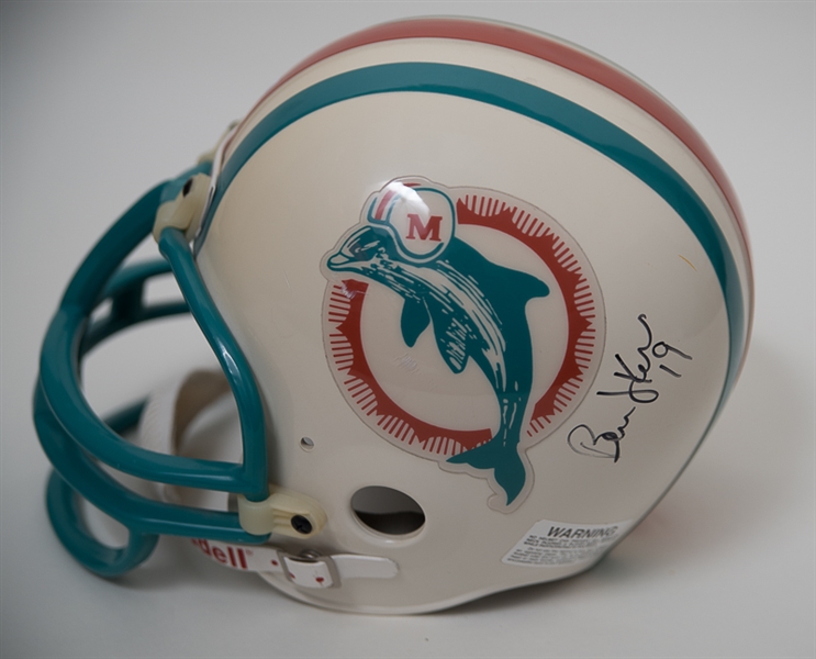Dan Marino & Don Schula Signed Dolphins Full Size Helmet - JSA
