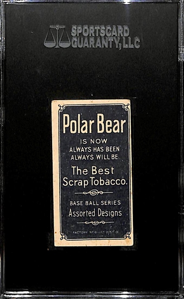 1909-11 T206 Christy Mathewson - Dark Cap - Polar Bear Back - SGC 55 (4.5) - Factory No. 6 - HOF