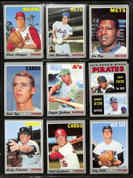 1970 Topps Complete Baseball Card Set w. Thurman Munson RC Card