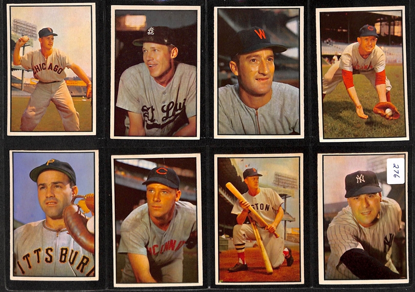 Lot Of 14 1953 Bowman Baseball Cards w/ Nellie Fox