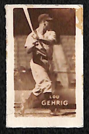 1948 Topps Magic #14 Lou Gehrig 