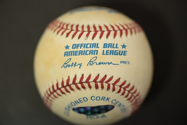 Ted Williams Signed American League Baseball - Upper Deck COA