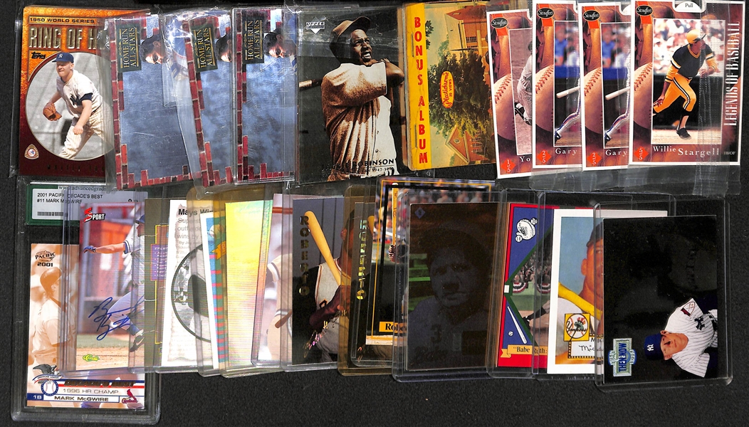 Mixed Sports Cards, Inserts, & Stickers Lot