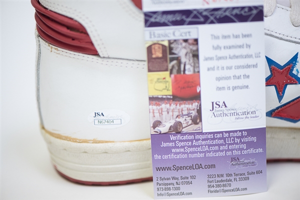 Julius Erving Signed Converse Shoe - JSA