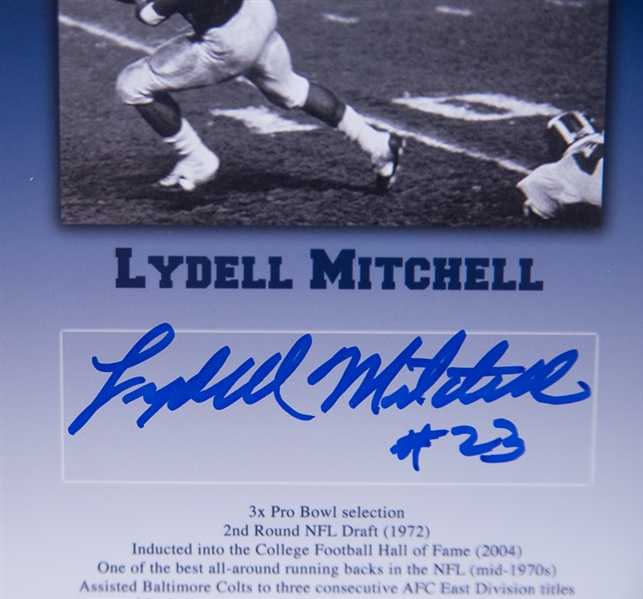 Penn State Legends Lenny Moore & Lydell Mitchell Signed Photo - JSA
