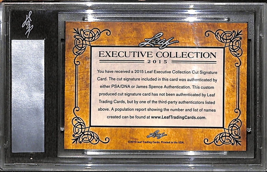 2015 Leaf Executive Collection Jean Stapleton #1/1 Cut Autograph Card