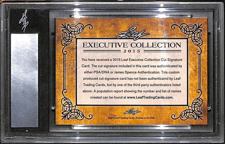 2015 Leaf Executive Collection Art Carney #1/1 Cut Autograph Card