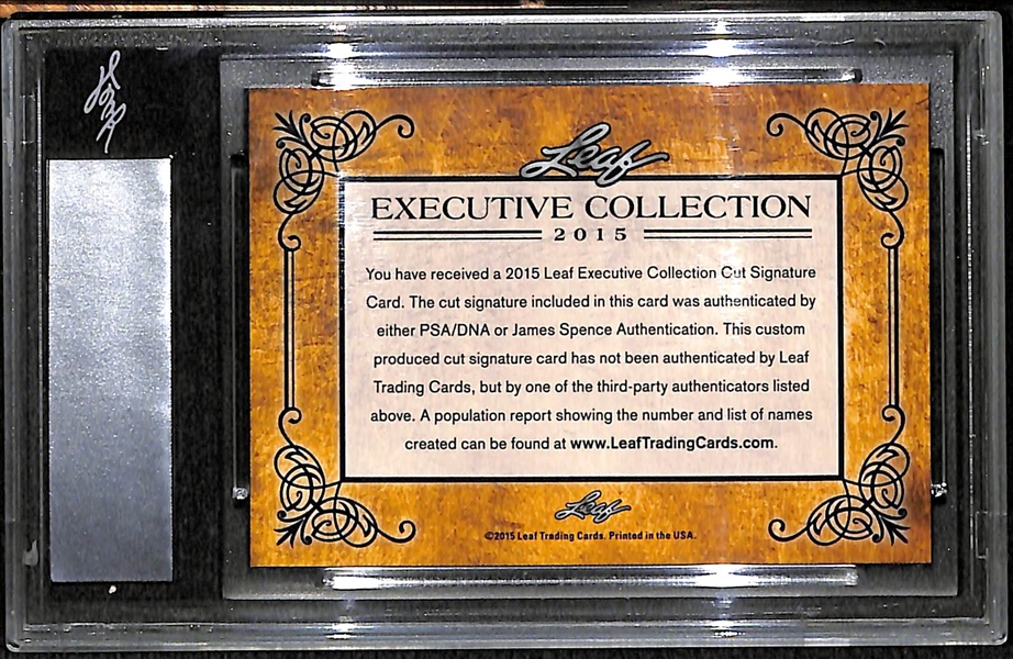 2015 Leaf Executive Collection Douglas Fairbanks Jr #1/1 Cut Autograph Card