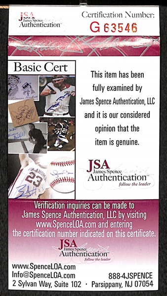 1994 Ted Williams Company Sammy Baugh Autograph Card - JSA