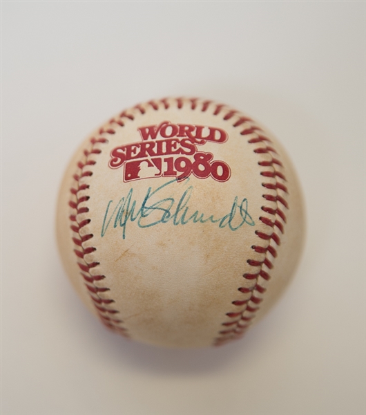 Mike Schmidt & Steve Carlton Signed Baseballs - JSA 