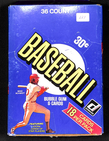 2 Sealed Boxes of 1981 Fleer & Donruss Baseball Cards