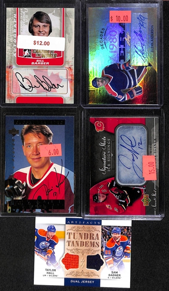Lot Of 50+ Hockey Certified Autograph & Jersey Cards (with Stars)