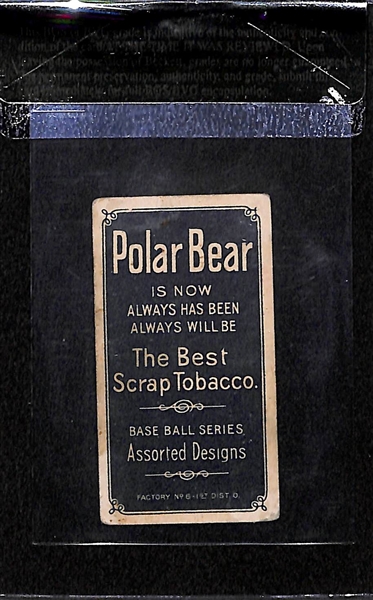 1909-11 T206 Mordecai Brown - Chicago Shirt - Polar Bear Back - BVG 2.5 