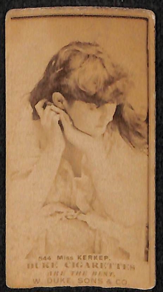 Lot Of 5 Late 1880's Cigarette Actress Cards