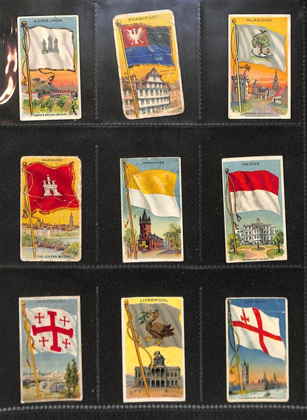 Lot Of 187 1910 T59 Flags Of All Nations (Almost Complete Set}