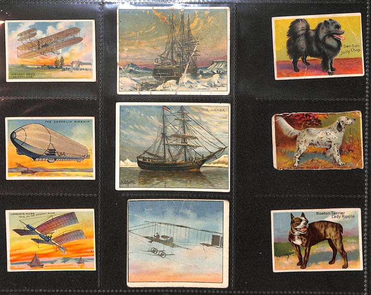 Lot Of 145 1910 Tobacco Cards w. 5 Hassan Cowboys