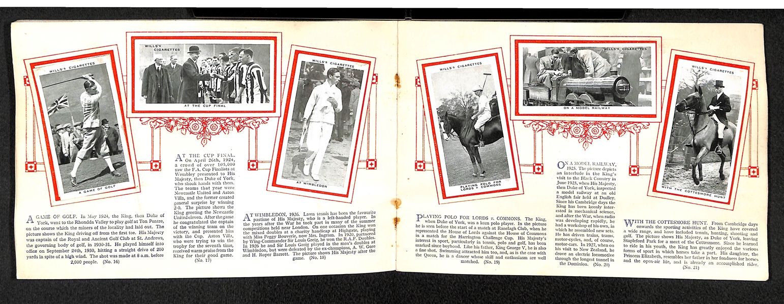 1930's Our King & Queen Tobacco Card Album