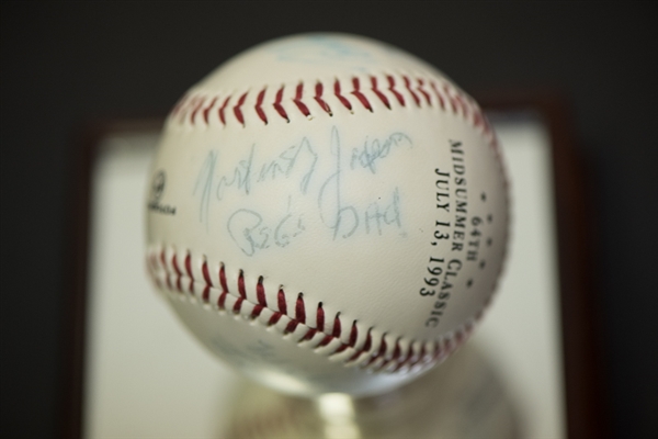 Baseball Legends Signed Baseball w. Yogi Berra