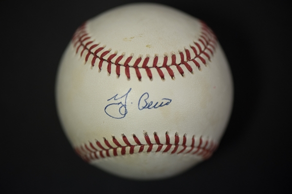 Yogi Berra Signed Official American League Baseball - JSA