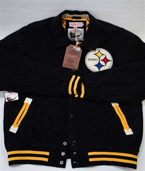 Steelers Mitchell & Ness XL Throwback Coat