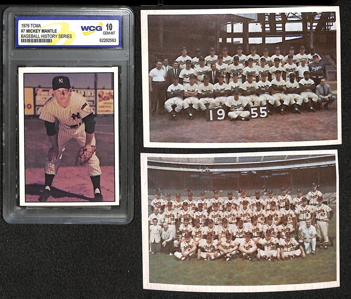 Lot Of 2 TCMA Sets - 1978 The 1960s & 1979 The 1950s w. Clemente, Maris, Koufax, Mickey Mantle