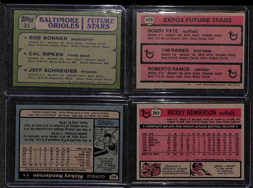 Lot Of 3 Baseball Complete Sets - 1980,1981,1982 Topps