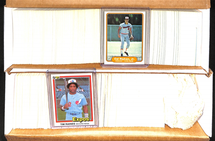 Lot Of 4 Baseball Complete Sets - 1981 & 82 Fleer - 1981 & 82 Donruss - 2 Cal Ripkin RC's 