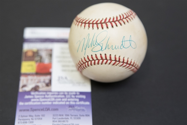 Mike Schmidt Signed Official National League Baseball - JSA