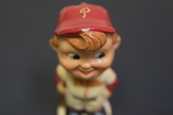 1960's Vintage Mini Phillies Bobble Head