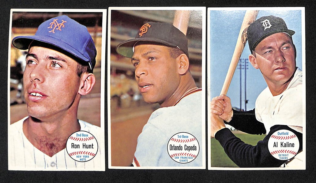 1964 Baseball & Football Salada Pins w/ Jim Brown & Topps Giant Cards