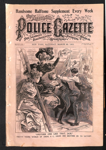 Early 1900's Police Gazette Partials